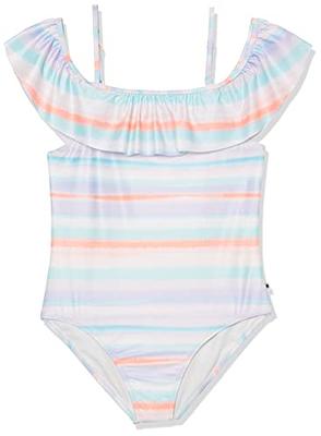 Lucky Brand Girls' One-Piece and Two-Piece Bikini Swimsuits with