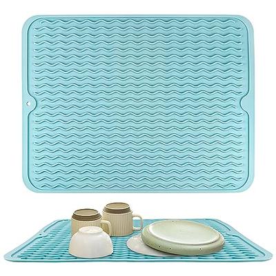 MicoYang Silicone Dish Drying Mat for Multiple Usage,Easy  clean,Eco-friendly,Heat-resistant Silicone Mat for Kitchen Counter or  Sink,Refrigerator or Drawer Liner White XXL 24 inches x 18 inches - Yahoo  Shopping