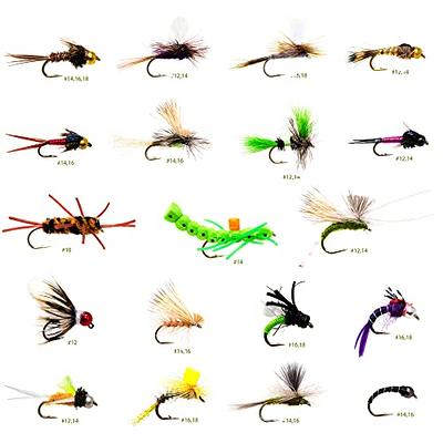 Outdoor Planet Premium Fly Fishing Flies Kit Fly Assortment Trout Bass  Fishing | Dry Flies, Wet Flies, Nymphs, Hopper, Caddis, Worm | Trout, Bass