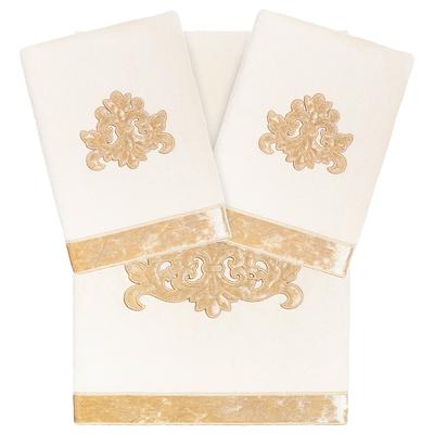 Authentic Hotel and Spa 2-piece White Turkish Cotton Hand Towels