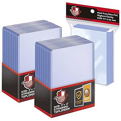 Top-Loader 3x4 for Standard Size Trading, Sports, and Gaming Cards  (Case/1,000)