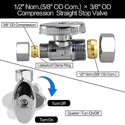 1/4 Quarter Turn Angle Shut Off Valve - Premium Residential Valves