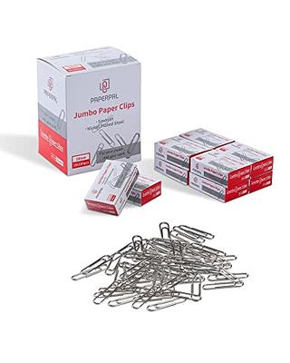 Gute Paper Clips, 40 Pack 4 Inches Mega Large Paper Clips - 100mm Extra Large Multicolored Jumbo Coated Paperclips Big Sheet Holder for Office School