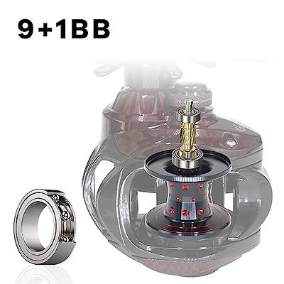  FISHDROPS Baitcaster Reels, 9+1BB, CNC Aluminum Spool