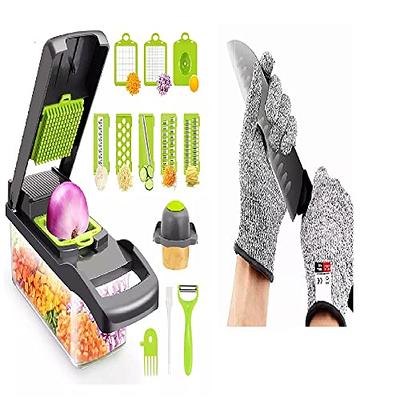 14 In 1 Vegetable Chopper And Slicer Set, Multifunctional Mandoline Slicer  With Container, Kitchen And Restaurant Use