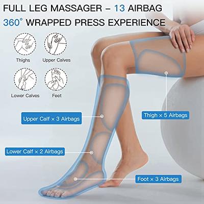 CINCOM Leg Massager for Circulation Air Compression Calf Massager with 2  Modes 3 Intensities and Helpful for RLS and Edema Muscles Relaxation (FSA  or HSA Approved) - CINCOM