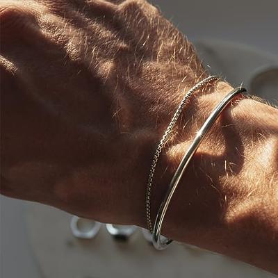 Buy Murugan Jewellers 925 Silver Bracelet for Men[4] at Amazon.in