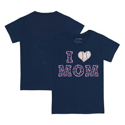 Toddler Tiny Turnip White/Navy Atlanta Braves I Love Mom 3/4-Sleeve Raglan  T-Shirt - Yahoo Shopping