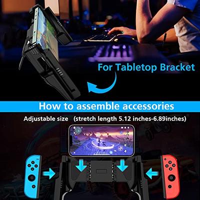Dogean Adjustable Mount for Nintendo Switch Joy-Con and iPhone with iOS 16  Joy con attachments Adapter Switch Joy con Controller Holder Compatible for