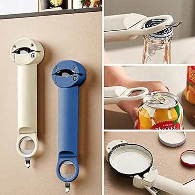 Adjustable Multifunctional Stainless Steel Can Opener, 2023 Anti-slip  extended upgrade Jar Opener, Manual Opener Bottle Jar Lid Gripper,Weak  Hand, Arthritis, Kitchen Gadgets for Seniors - Yahoo Shopping