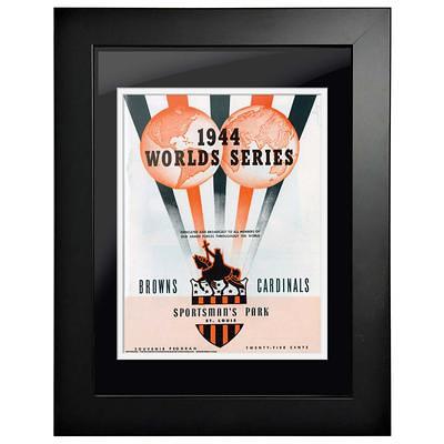 Pittsburgh Pirates 1925 World Series 14'' x 18'' Framed Program