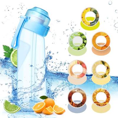 Fruity Fruit Straw Drinking Cup Glass Water Bottle