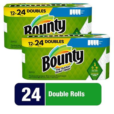 Bounty Select-A-Size Paper Towels, 2 Double Rolls, White, 90 Sheets Per  Roll, 2=4