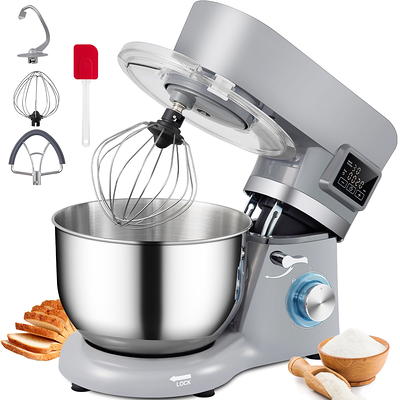 Electric Stand Mixer, 8 Speed 500W Motor Kitchen Standing Mixer Tilt-Head  Electric Stand Mixers With Dough Hook,Flat Beater for Cake/Bread/Pizza  Making - Yahoo Shopping