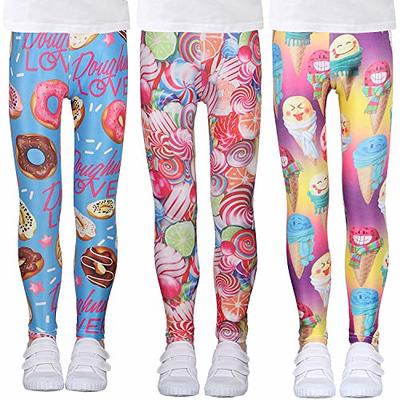  LUOUSE Toddler Girls Cute Stretch Workout Leggings