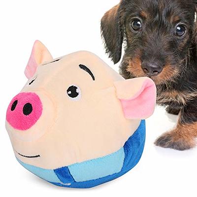 CYAK Interactive Dog Toy Automatic Pet Bouncing Toy Electronic Plush Dog Toy  Cartoon Pig Plush Balls for Puppy Motorized Entertainment(Jumping Pig in  Blue Clothes) - Yahoo Shopping