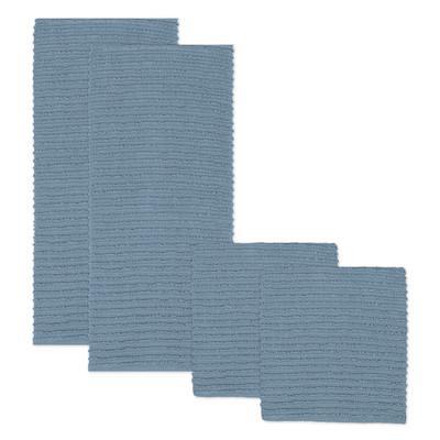 Kitchenaid 4pk Cotton Albany Kitchen Towels Blue : Target