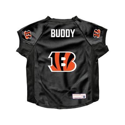 LITTLEARTH NFL Personalized Stretch Dog & Cat Jersey, Cincinnati Bengals,  Small 