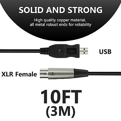 3m usb 2.0 to xlr cable