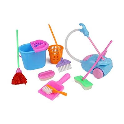 Meland Kids Cleaning Set - 8Pcs Toddler Broom and Cleaning Set with Toy  Vacuum Cleaner, Pretend Play Children House Cleaning Toys, Christmas  Birthday