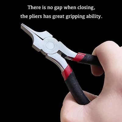 Spring Loaded Flat Nose Jewelers Pliers Tool For Jewelry Making