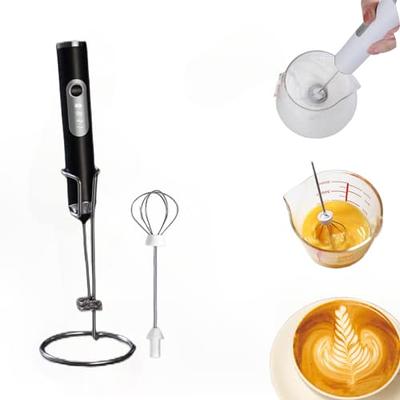 with Stand Handheld Whisk Drink Foamer Mini Blender Mixer for Coffee Frappe  Matcha Espresso