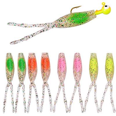 40pcs/box Fishing Lure Kit Tackle Including Spinnerbaits, Plastic Worms,  Jig