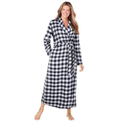 Plus Size Women's Sherpa-lined long hooded robe by Dreams & Co.® in Rich  Magenta (Size 3X) - Yahoo Shopping