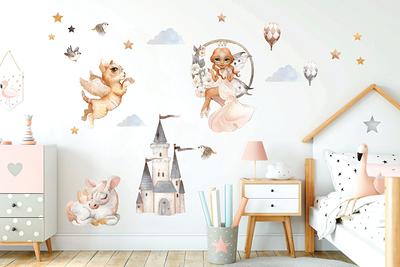 Fairy Art Decor, Pixie Dust Star Wand Wall Decal, Tinkerbell Fairy Princess  Decor, Pixiedust Girls Room Decor - Yahoo Shopping