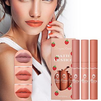  Not Gloss Cup Set Cup Long-Lasting Sets Gloss Easy Is Glaze  Three Non-Fading Lip Lipstick Non-Stick Lip Non-Stick Fade To Lip Small Of  Lip Gel for Girls : Beauty 