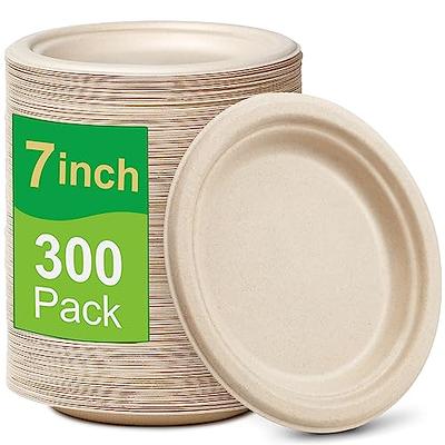 GREENESAGE Small Paper Plates 6 inch, 200 Pack Paper Plates Bulk, Eco  Friendly Plates Brown Paper Plates Compostable, Appetizer Cake Dessert  Plates Disposable - Yahoo Shopping