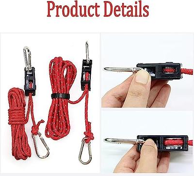 Portable Adjustable Fix Camping Rope, 4/5M Portable Adjustable Windproof Camping  Rope, Tent High Strength Fast Release Pulley Camping Rope for Tent Tarp,  Canopy Shelter, Climbing (Red, 6mm*5M) - Yahoo Shopping