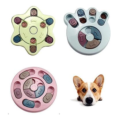 Dog Puzzle Toys Puppy, Interactive Puzzle Game Dog Toy, Treat Dispenser for  Dogs Training Funny Feeding, Bone Shape Dog Enrichment Toy Gifts for Puppy  Treat Dispensing 