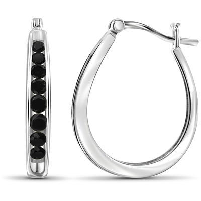 IDJEOABL Sterling Silver Hoop Earrings for Women Trendy Silver