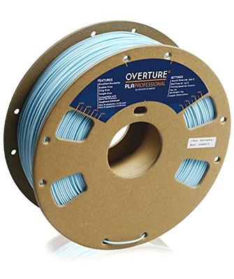 OVERTURE PLA Plus (PLA+) Filament 1.75mm PLA Professional Toughness  Enhanced PLA Roll, Cardboard Spool, Premium PLA 1kg(2.2lbs), Dimensional  Accuracy 99% Probability +/- 0.03mm (Morning Blue) - Yahoo Shopping