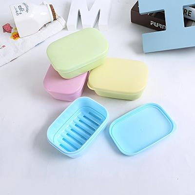 Creative Oval Shape Soap Dish Soap Case Silicone Box Shower