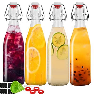 Glass Swing Top Beer Bottles, 1 Litter 32 oz, Flip Top Brewing