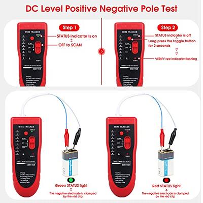 Network Cable Tester LAN RJ45 RJ11 Cat5e Cat6 Ethernet Wire Line Test ToolS  Kit