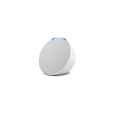 Echo Pop Full sound compact smart speaker with Alexa in Glacier  White