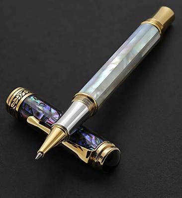 Xezo Maestro Rollerball Pen, Fine Point. Oceanic Origin White