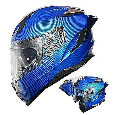 FVCNGP Men Women Motorcycle Half Helmet with UV Visor Vintage