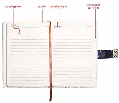 ARRLSDB A5 Creative Password Lock Journal PU Leather Combination Lock Diary  Locking Diary Notepad (Virgo) - Yahoo Shopping