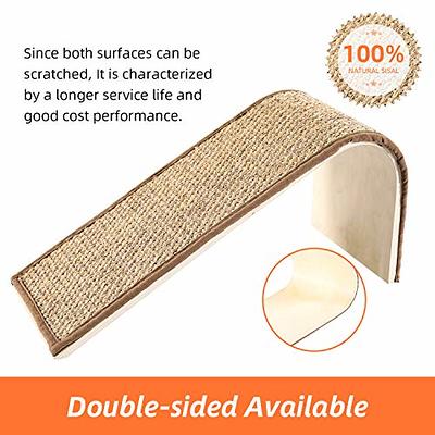 Lahas Cat Scratch Pad,Scratching Ramp,Cat Floor Scratcher,100% Natural Sisal,Wooden  Structure,Cat Toy - Yahoo Shopping