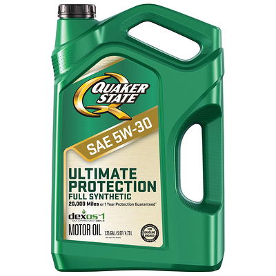 Quaker State Ultimate Protection Full Synthetic 5W-30 Motor Oil, 5