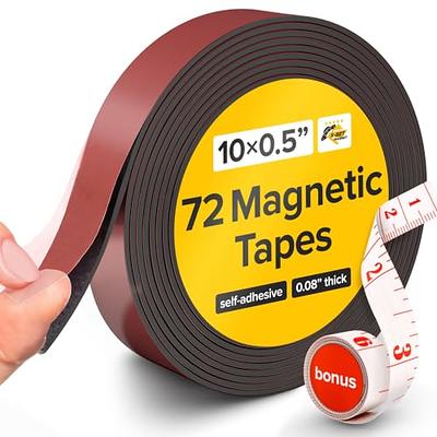 Flexible Magnetic Strip with Adhesive