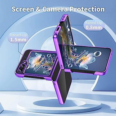 Galaxy Z Flip 3 Case,Samsung Z Flip 3 Cover,Slim Soft TPU Frame