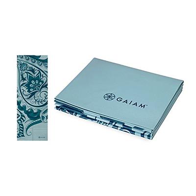 Gaiam 2 Color Premium Yoga Mat - Black/gray (6mm) : Target
