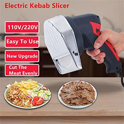 VEVOR Electric Kebab Cutter Slicer Meat Doner Shawarma Cutting Machine 2 Blades