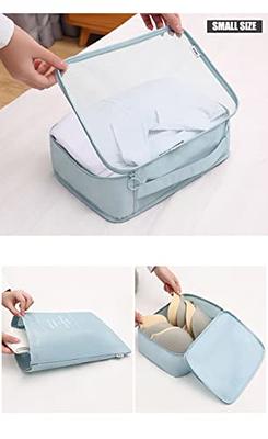 9 Pcs Packing Cubes for Travel Accessories ,Travel Cubes for Suitcase  ,Lightweight Travel Essential Bag with Large Toiletries Bag ,Travel  Mouthwash Cup,Luggage Organizer Bags for Clothes Shoes Cosmetics (Blue  Grey) - Yahoo