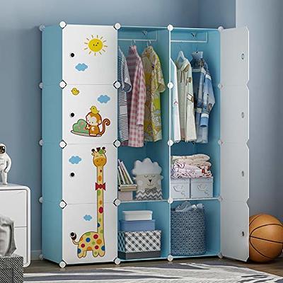 VIPZONE Baby Dresser, Kids Closet Organizers, Portable Kids Wardrobe for  Closet, Bedroom, Nursery, Cubby, Cabinet, Clothes, Dress, Baby Storage  Shelf